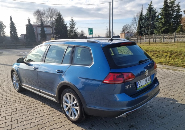 Volkswagen Golf cena 46900 przebieg: 220000, rok produkcji 2017 z Łódź małe 631